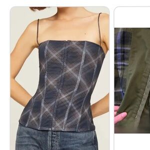 We wore what plaid corset